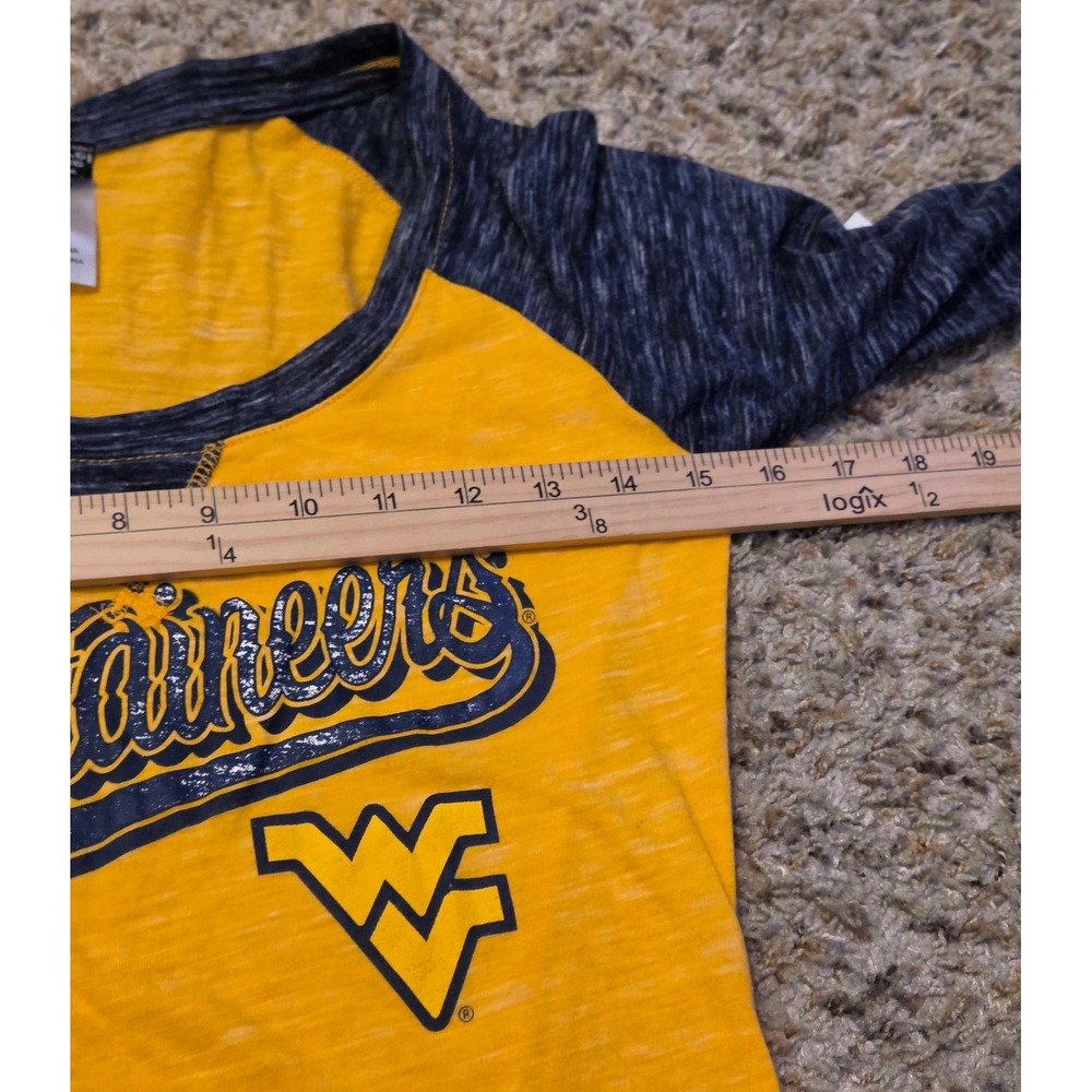 NWT Creative Apparel Long Sleeve‎ West Virginia Mountaineers T-Shirt Women's S - Picture 6 of 9